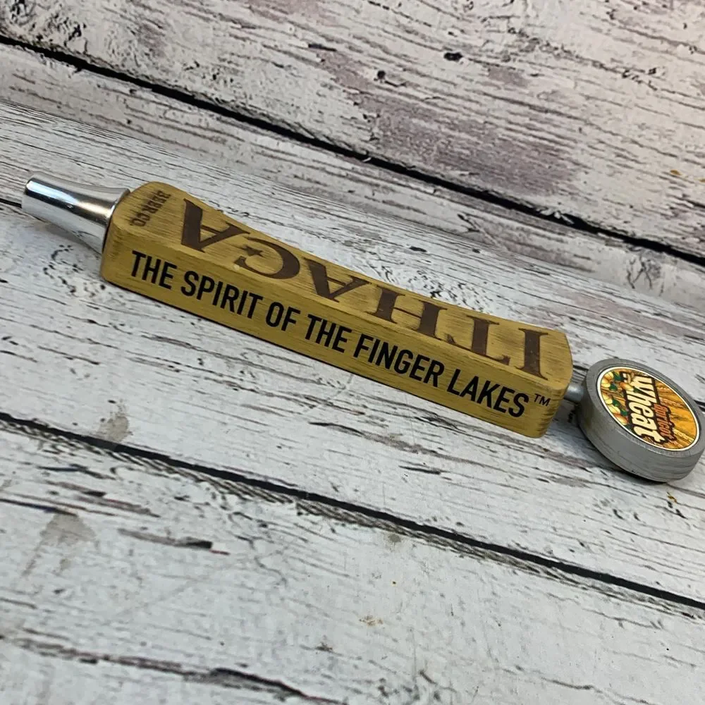 Ithaca Beer Co‎ Apricot Wheat Beer Tap Handle Bar Pull Spirit of Finger Lakes